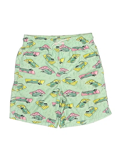 Pre-owned Old Navy Kids' Board Shorts In Green
