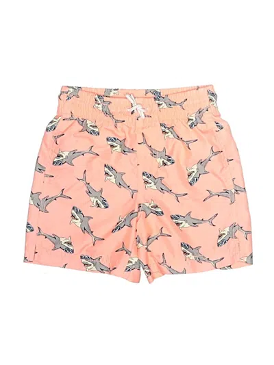 Pre-owned Old Navy Kids' Board Shorts In Pink