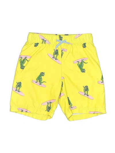 Pre-owned Old Navy Kids' Board Shorts In Yellow