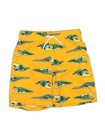 Pre-owned Old Navy Kids' Board Shorts In Yellow