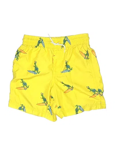 Pre-owned Old Navy Kids' Board Shorts In Yellow