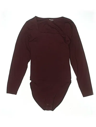 Pre-owned Old Navy Bodysuit In Burgundy
