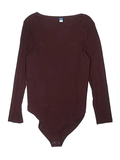 Pre-owned Old Navy Bodysuit In Burgundy