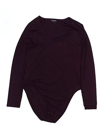 Pre-owned Old Navy Bodysuit In Burgundy