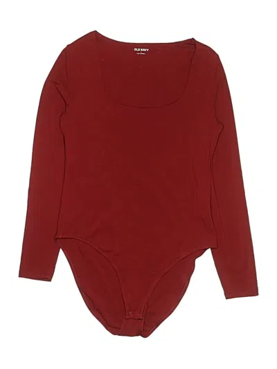Pre-owned Old Navy Bodysuit In Burgundy