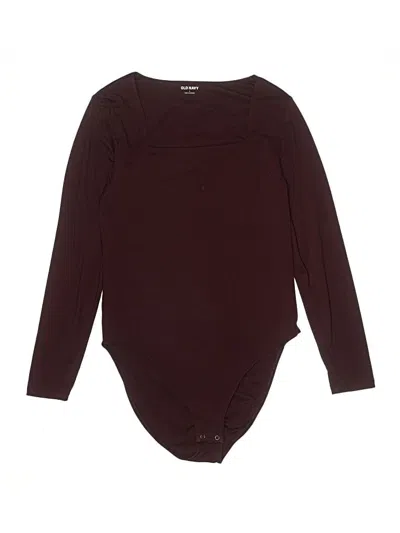 Pre-owned Old Navy Bodysuit In Burgundy