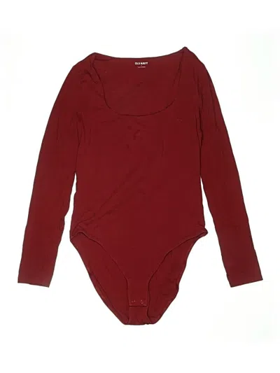 Pre-owned Old Navy Bodysuit In Burgundy