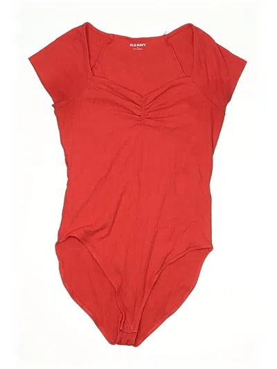 Pre-owned Old Navy Bodysuit In Red