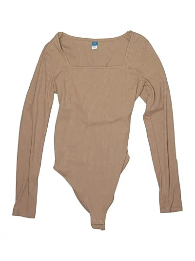 Pre-owned Old Navy Bodysuit In Tan