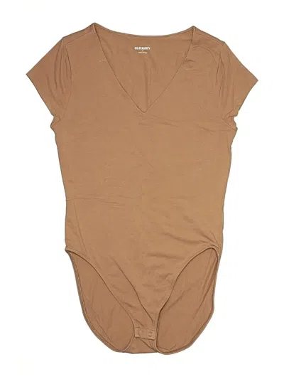 Pre-owned Old Navy Bodysuit In Tan