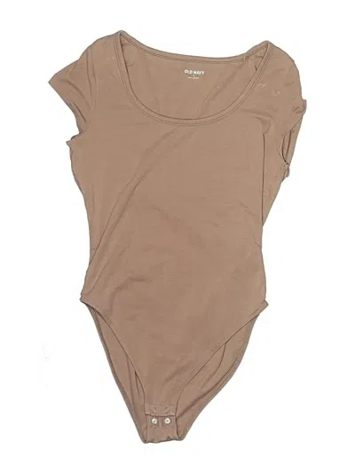 Pre-owned Old Navy Bodysuit In Tan