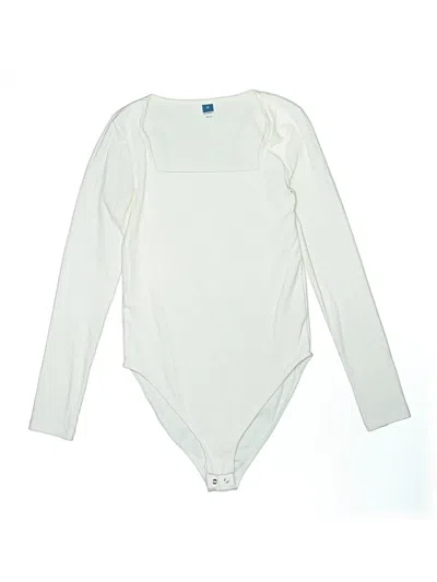Pre-owned Old Navy Bodysuit In White
