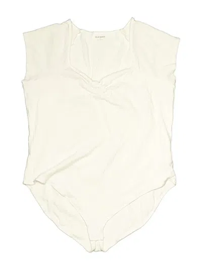 Pre-owned Old Navy Bodysuit In White