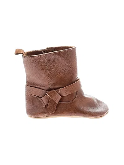 Pre-owned Old Navy Babies' Booties In Brown