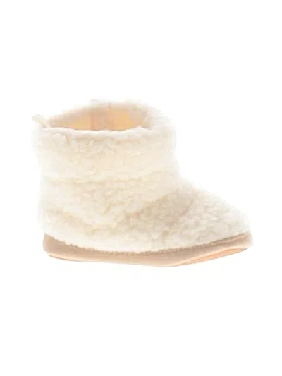 Pre-owned Old Navy Kids' Booties In Ivory