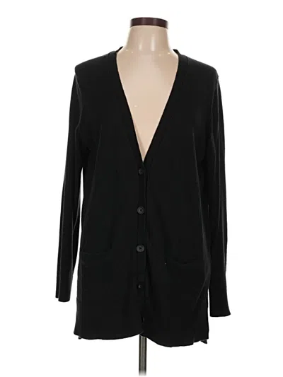 Pre-owned Old Navy Cardigan Sweater In Black