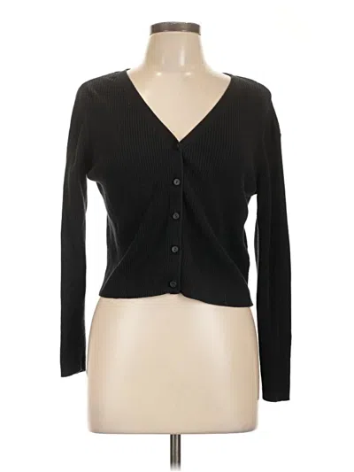 Pre-owned Old Navy Cardigan Sweater In Black