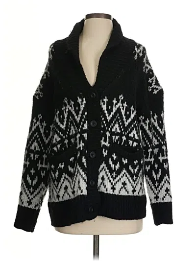 Pre-owned Old Navy Cardigan Sweater In Black