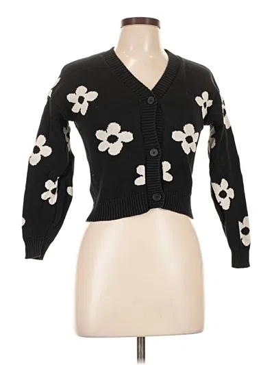 Pre-owned Old Navy Cardigan Sweater In Black
