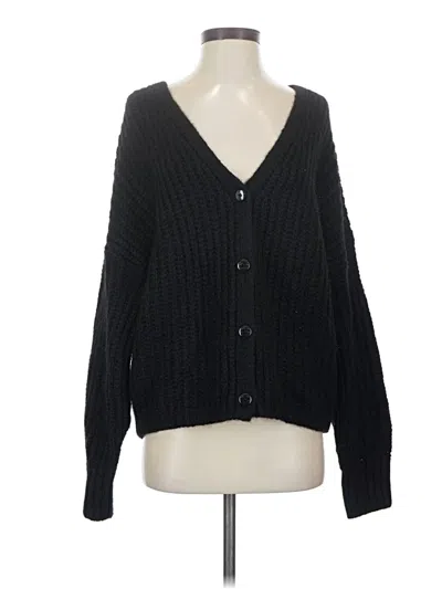 Pre-owned Old Navy Cardigan Sweater In Black