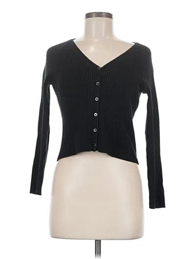 Pre-owned Old Navy Cardigan Sweater In Black
