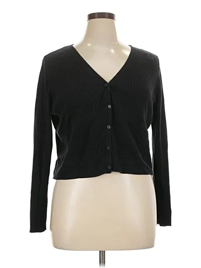 Pre-owned Old Navy Cardigan Sweater In Black