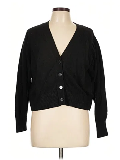 Pre-owned Old Navy Cardigan Sweater In Black