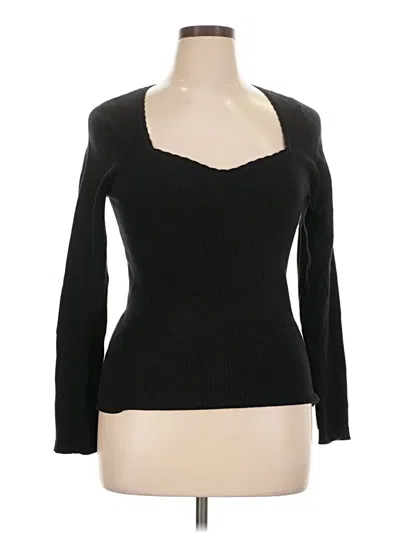 Pre-owned Old Navy Cardigan Sweater In Black