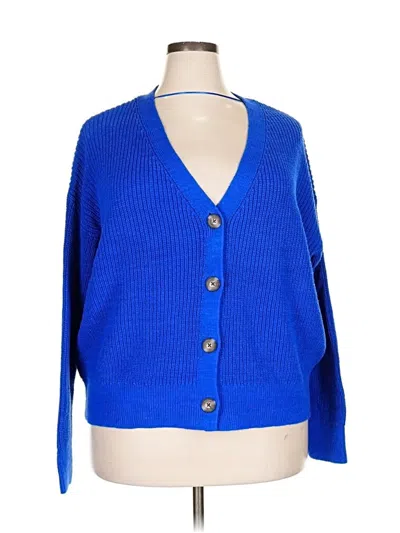 Pre-owned Old Navy Cardigan Sweater In Blue