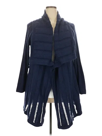 Pre-owned Old Navy Cardigan Sweater In Blue