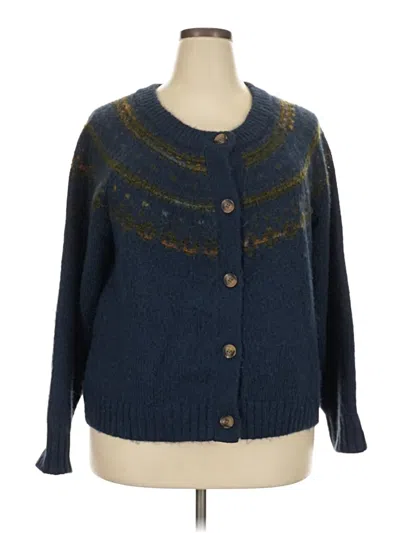 Pre-owned Old Navy Cardigan Sweater In Blue