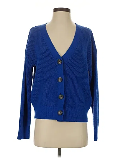 Pre-owned Old Navy Cardigan Sweater In Blue