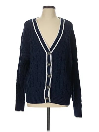 Pre-owned Old Navy Cardigan Sweater In Blue