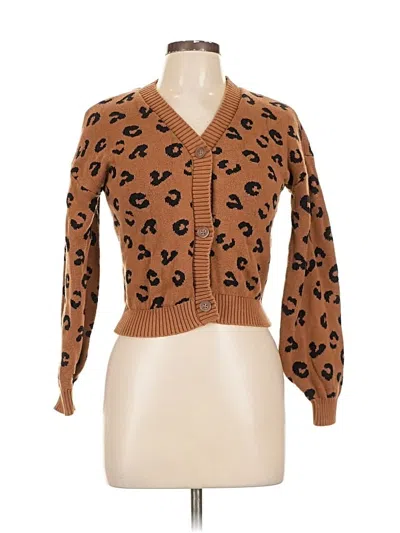 Pre-owned Old Navy Cardigan Sweater In Brown