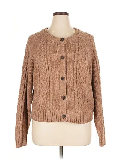 Pre-owned Old Navy Cardigan Sweater In Brown