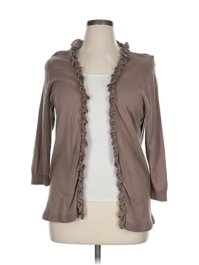 Pre-owned Old Navy Cardigan Sweater In Brown