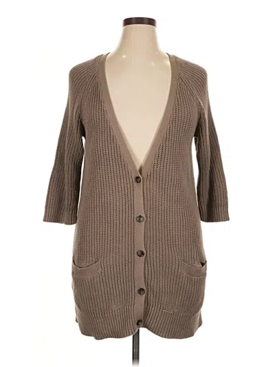 Pre-owned Old Navy Cardigan Sweater In Brown