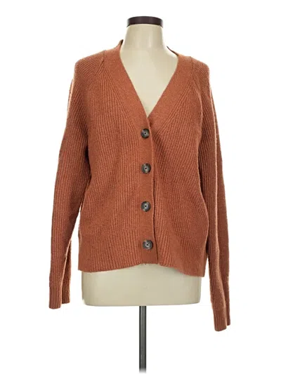 Pre-owned Old Navy Cardigan Sweater In Brown