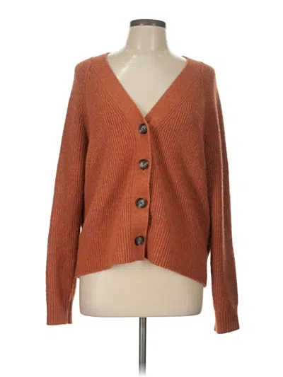 Pre-owned Old Navy Cardigan Sweater In Brown