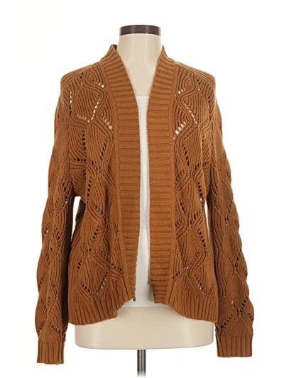 Pre-owned Old Navy Cardigan Sweater In Brown