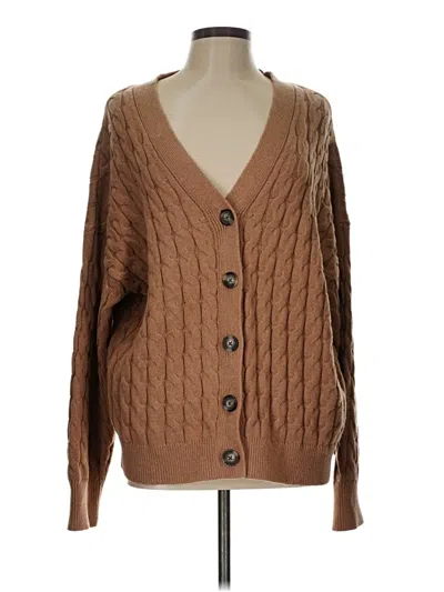 Pre-owned Old Navy Cardigan Sweater In Brown