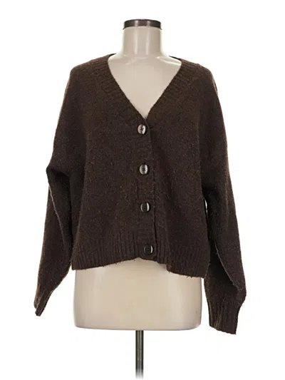 Pre-owned Old Navy Cardigan Sweater In Brown