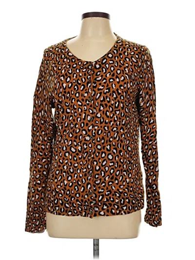 Pre-owned Old Navy Cardigan Sweater In Brown