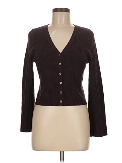 Pre-owned Old Navy Cardigan Sweater In Brown
