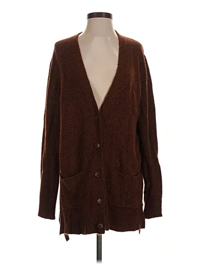 Pre-owned Old Navy Cardigan Sweater In Brown