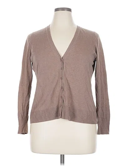 Pre-owned Old Navy Cardigan Sweater In Brown