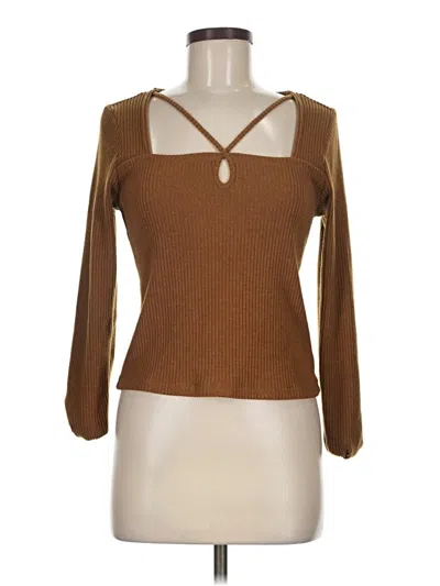 Pre-owned Old Navy Cardigan Sweater In Brown