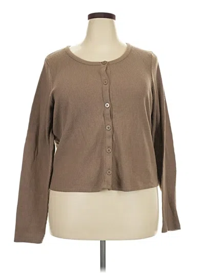 Pre-owned Old Navy Cardigan Sweater In Brown