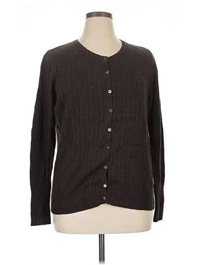 Pre-owned Old Navy Cardigan Sweater In Brown