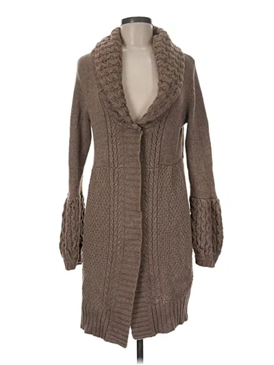 Pre-owned Old Navy Cardigan Sweater In Brown